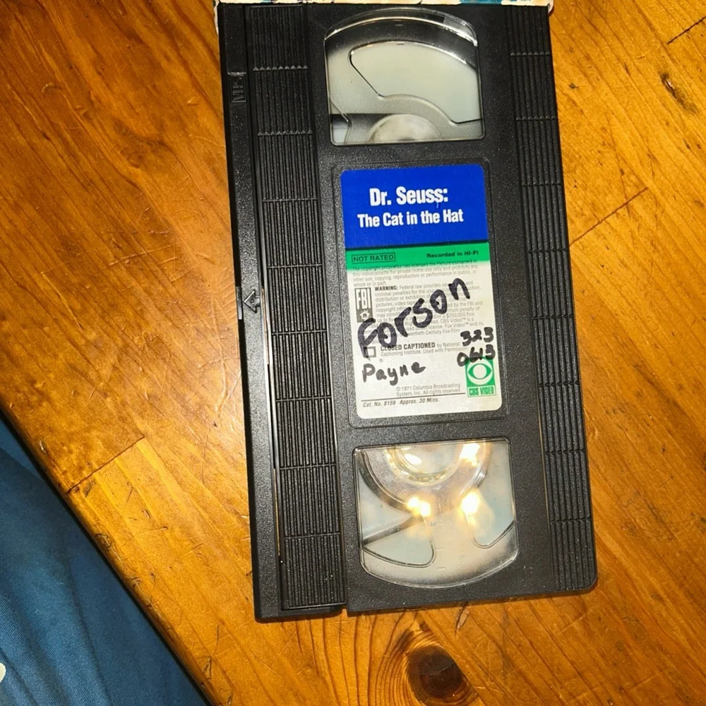 Dr. Seuss Cat in the Hat vhs